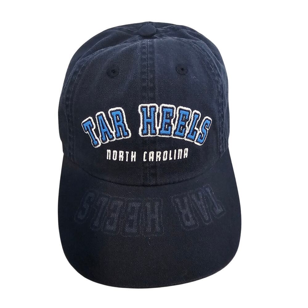 Vintage North Carolina Tar Heels Fitted Hat Cap Size 7 1/8 Blue UNC NCAA Retro